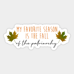 My Favorite Season Sticker